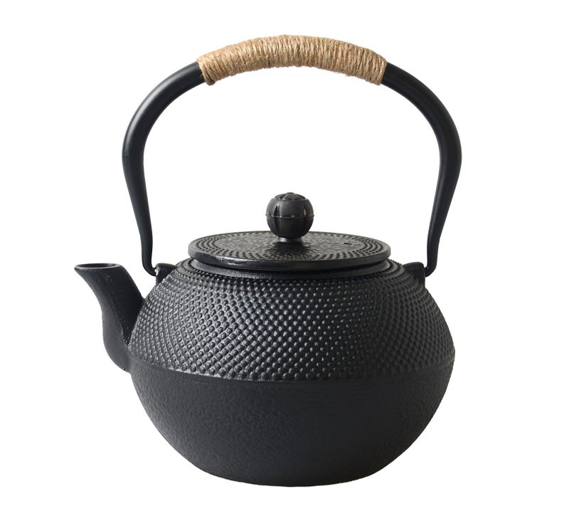 Hwagui - Large Cast Iron Teapot With Infuser For Varieties Of Loose Leaf Tea, Tea Bags, Black Tea Kettle Stovetop Safe 1200ml/41oz - Image 1